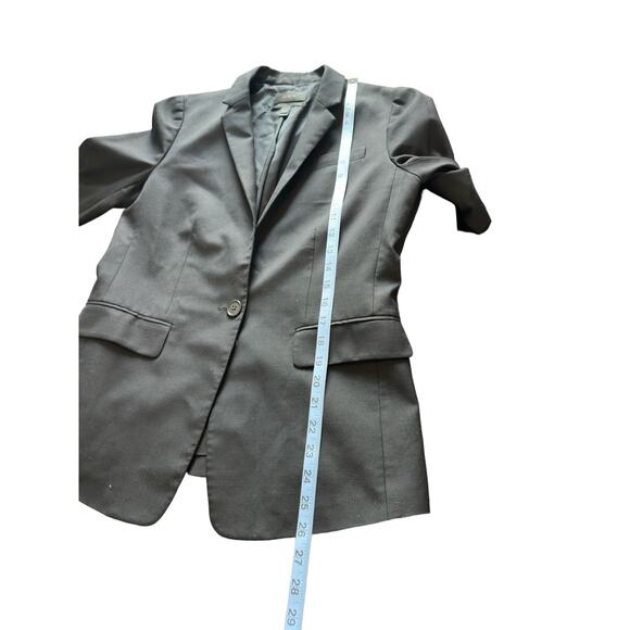 J.Crew Super 120's Black Career Office Four Season stretch Regent Blazer Size 4 - Picture 11 of 11
